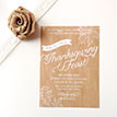 Rustic Thanksgiving Friendsgiving Printable Invitation